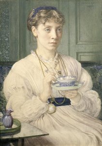 Portret van Georgiana Burne-Jones, 1870